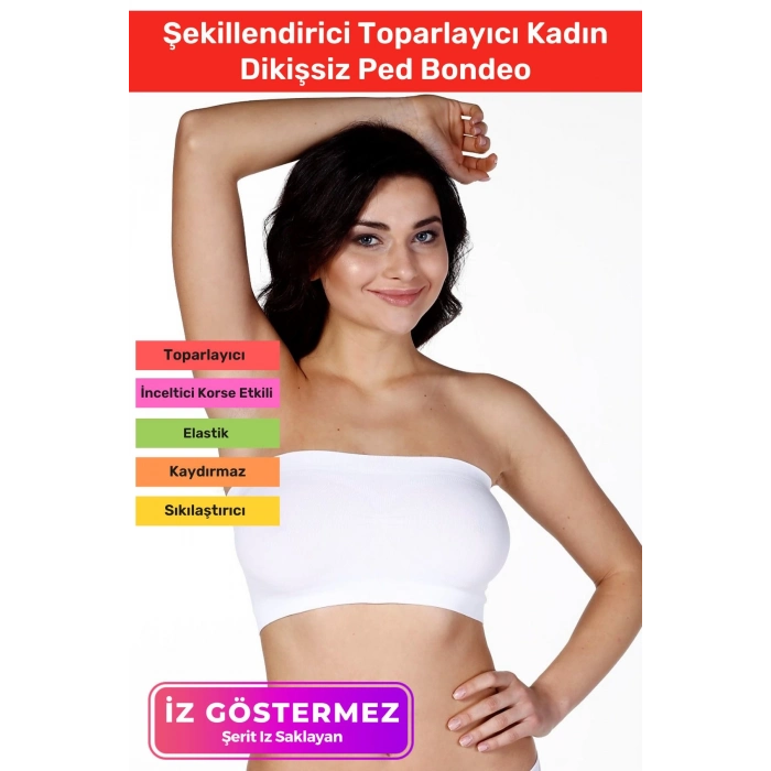 Özel Üretim Straples Sıkılaştırıcı Dikleştirici Şekillendirici Toparlayıcı Kadın Dikişsiz Ped Bondeo