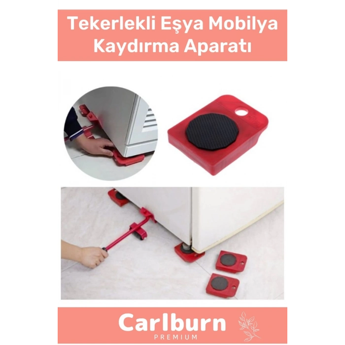 Özel Üretim Abs Plastik Tekerlekli Basit Ağır Beyaz Eşya Mobilya Kaydırma Aleti Aparatı Krikolu Set