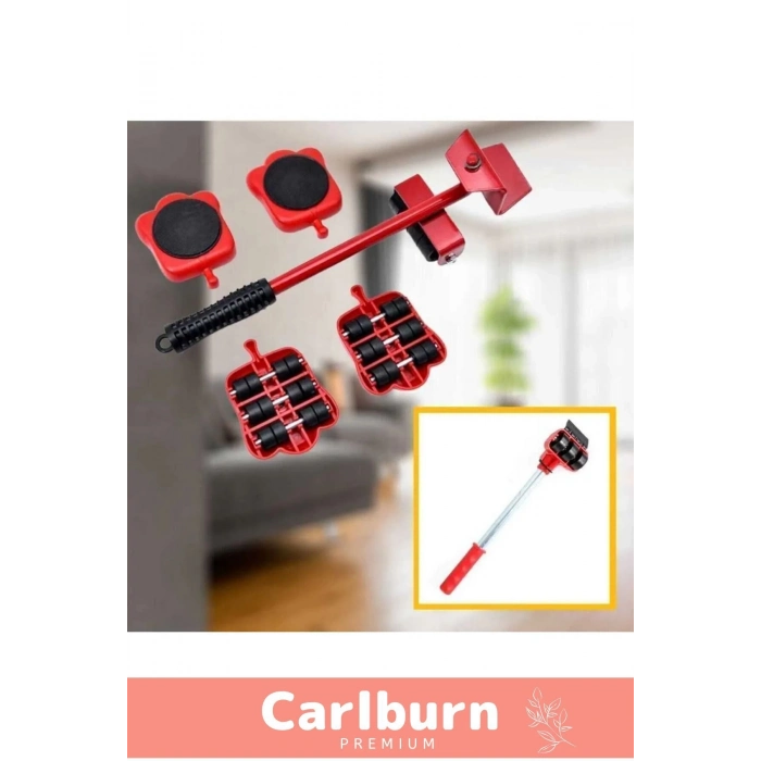 Özel Üretim Abs Plastik Tekerlekli Basit Ağır Beyaz Eşya Mobilya Kaydırma Aleti Aparatı Krikolu Set