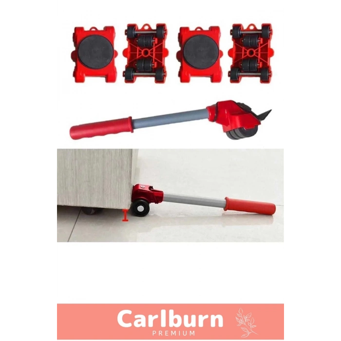 Özel Üretim Abs Plastik Tekerlekli Basit Ağır Beyaz Eşya Mobilya Kaydırma Aleti Aparatı Krikolu Set