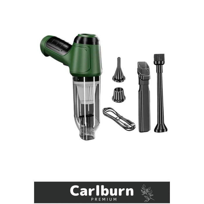 Premium 12000Pa Çekiş 2000mAh Pil Otomatik Aydınlatma Taşınabilir Akülü Araç Süpürgesi