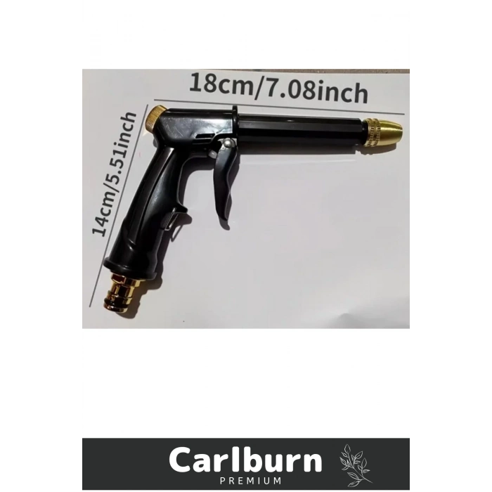 Premium Seri Ayarlanabilir Başlıklı Güçlü Basınçlı Çok Fonksiyonlu Araba Yıkama Tabancası