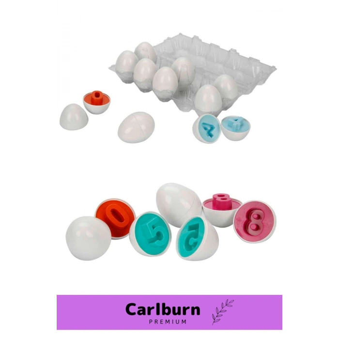 Özel Üretim Zeka Geliştirici Eğitici El Göz Kordinasyonu Geometrik Yumurta Sayı Eşleme Oyunu 15li