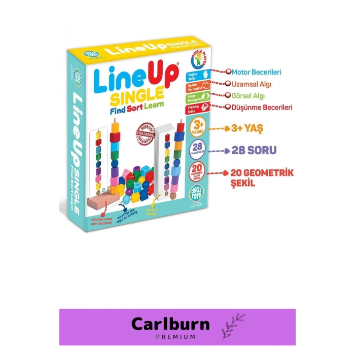 Özel Üretim Zeka Geliştirici Renk Geometrik Şekil Öğretici Çocuk Lineup Sıngle Bul Sırala Öğren