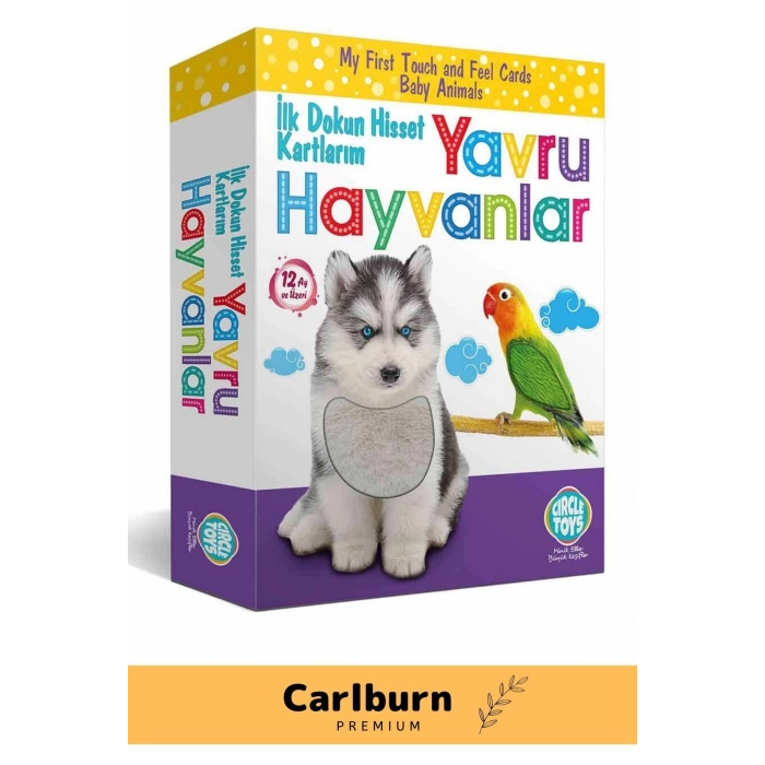 Özel Üretim Görsel Algı Eğlenceli Öğrenme Gelişim Dokun Hisset Tanı Yavru Hayvanlar Eğitim Kartları