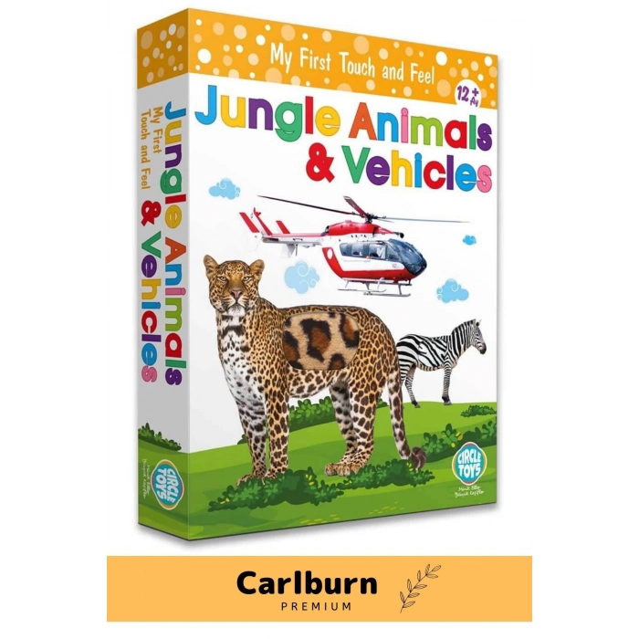 Özel Üretim Görsel Algı Eğlenceli Öğrenme Hisset Orman Hayvanları Ve Araçlar Eğitim Kartları