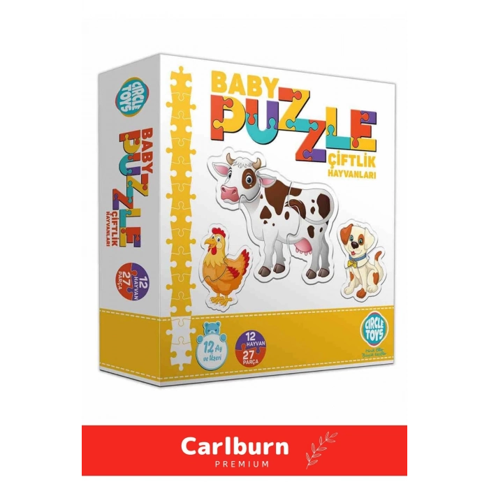 Özel Üretim Zeka Geliştirici Eğitici Çocuk El Göz Koordinasyonu Baby Puzzle Çiftlik Hayvanları