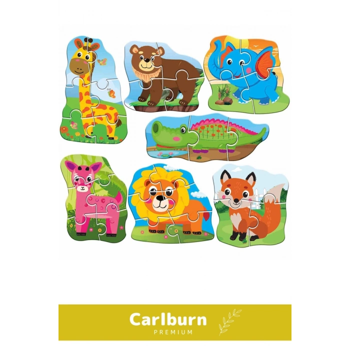 Özel Üretim Zeka Geliştirici Eğitici Çocuk El Göz Koordinasyonu My Best Puzzle Hayvanlar