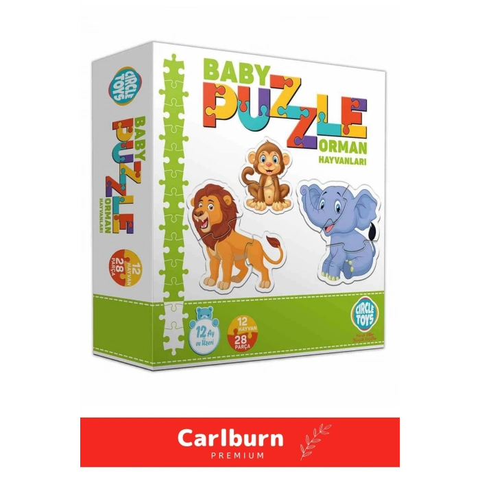 Özel Üretim Zeka Geliştirici Eğitici Çocuk El Göz Koordinasyonu Baby Puzzle Orman Hayvanları
