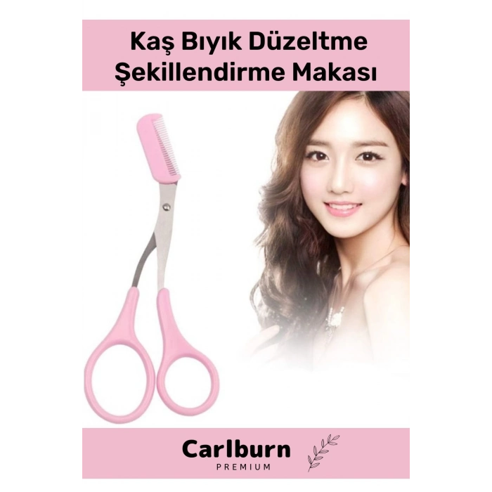 Özel Üretim Çok Amaçlı Keskin Bıçaklı Taraklı Kaş Bıyık Düzeltme Şekillendirme Makası