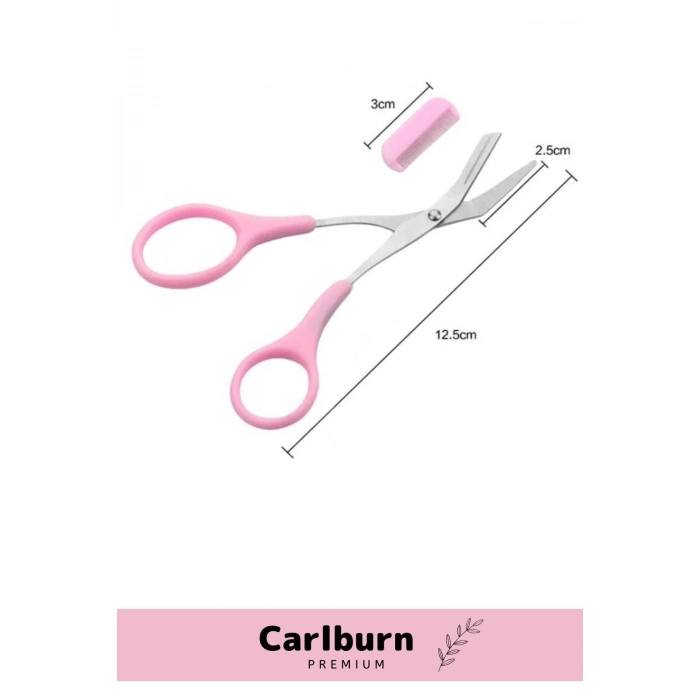 Özel Üretim Çok Amaçlı Keskin Bıçaklı Taraklı Kaş Bıyık Düzeltme Şekillendirme Makası