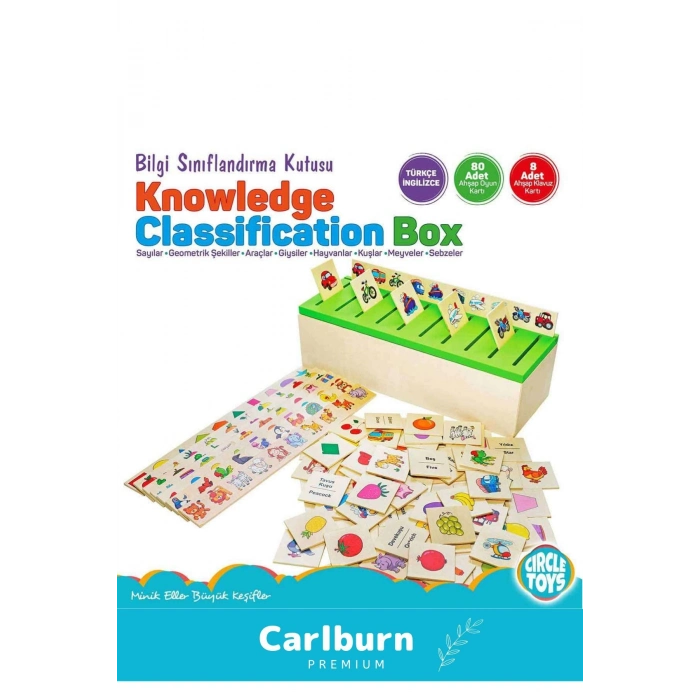 Özel Üretim Zeka Geliştirici Kişisel Gelişim Çocuk Ahşap Bilgi Sınıflandırma Kutusu