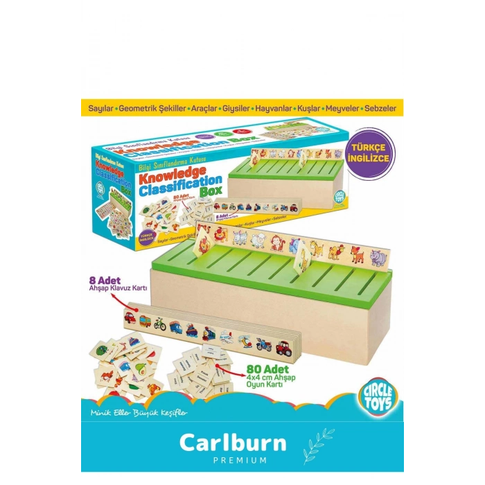 Özel Üretim Zeka Geliştirici Kişisel Gelişim Çocuk Ahşap Bilgi Sınıflandırma Kutusu