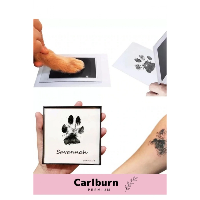Anılarınızı Ölümsezleştirin  Kimyasal İçermeyen 2 Kez Kullanımlık El Ayak İzi Fotoğraf Çerçevesi