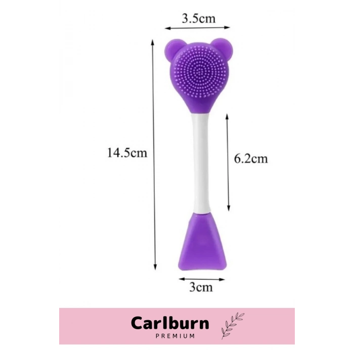 Özel Üretim Çok Amaçlı Makyaj Esnek Yumuşak Silikon Yüz Temizleme Fırçası Maske Uygulama Spatulası