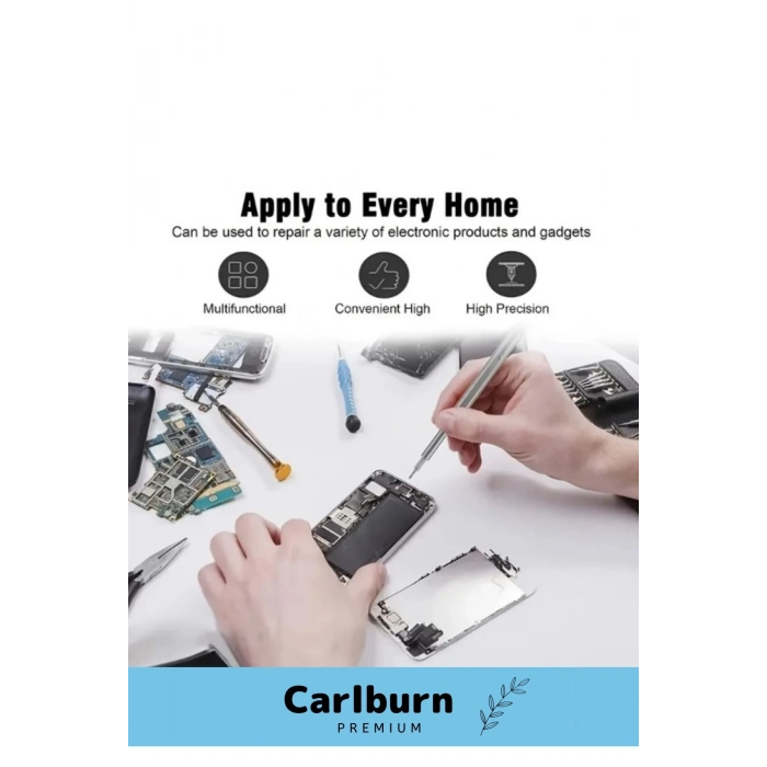 Özel Üretim Dayanıklı Mıknatıslı Laptop Gözlük Saat Mini Plastik Kutulu 25 Parça Tornavida Seti