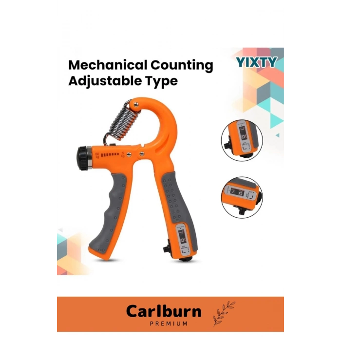 Premium Üretim El Bilek Güçlendirici Kas Yapma Ayarlı Damar Sayaçlı Bilek Güçlendirme Yayı 5-60 Kg.