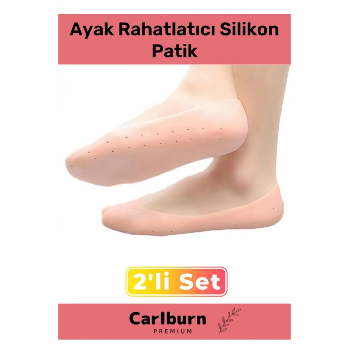 Özel Üretim Yumuşak Doku Toksik Madde İçermez Çatlama Karşıtı Ayak Rahatlatıcı Silikon Patik