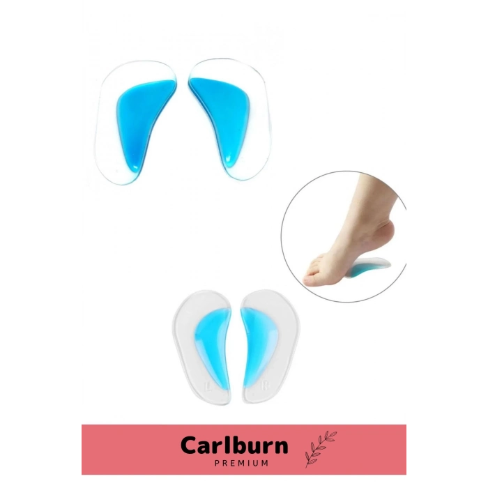 Özel Üretim Anatomik Boşluk Doldurucu Jel Düz Tabanlık Ark Desteği Silikon Ayak Tabanlığı