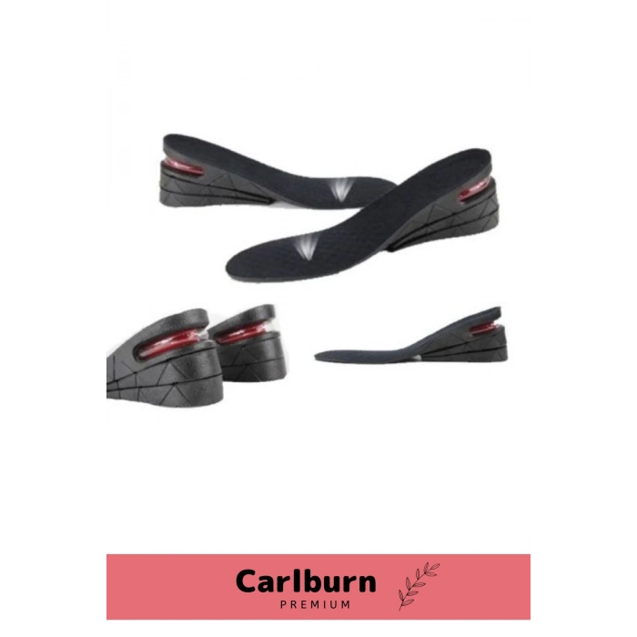 Özel Üretim Ayakkabı İçi Görünmeyen Hava Yastıklı Gizli Destekli Yükselten Boy Uzatan Tabanlık 5 Cm