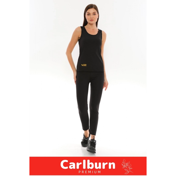 Özel Üretim Zayıflama İncelme Yağ Yakma Terleme Sauna Termal Kısa Kollu Kadın Atlet Tayt Takım