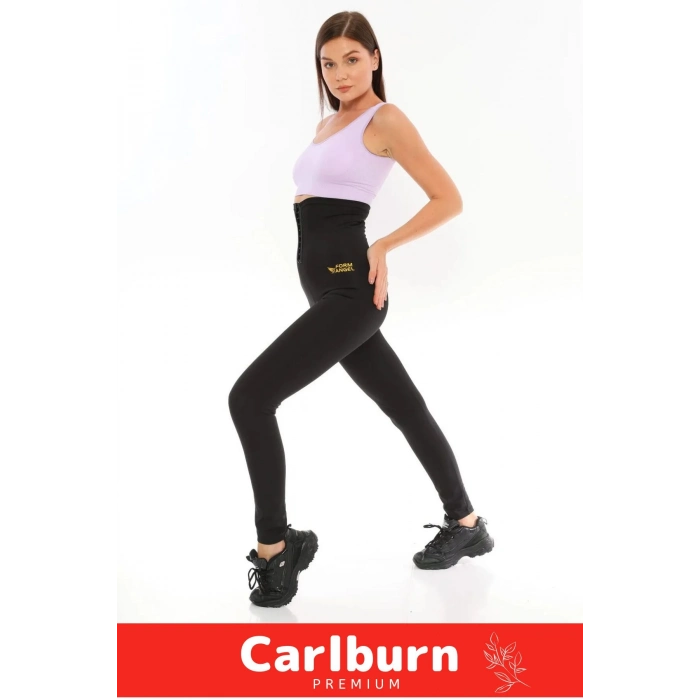 Yeni Seri Zayıflama İncelme Yağ Yakma Toplayıcı Sıkılaştırıcı Terleme Sauna Termal Agraflı Uzun Tayt