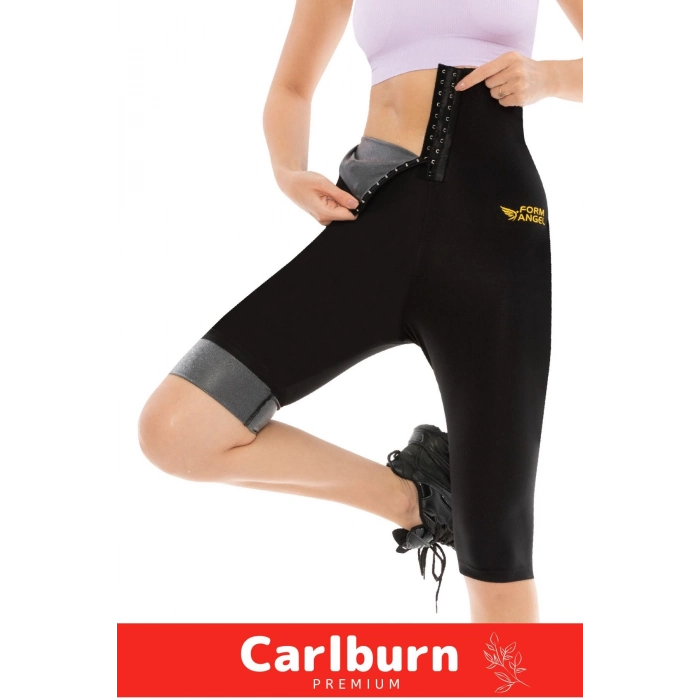 Yeni Seri Toparlayıcı Sıkılaştırıcı Şekillendirici Terleme Yüksek Bel Agraflı Sauna Termal Kısa Tayt