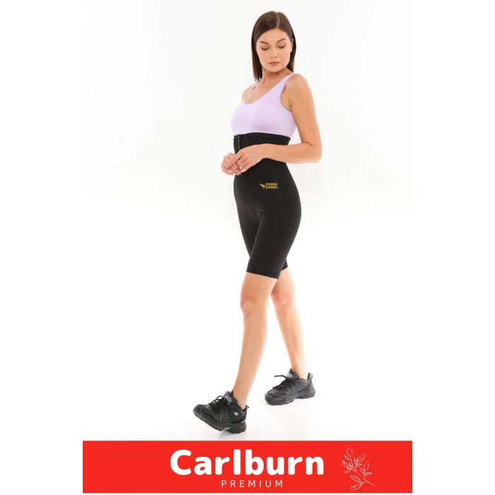 Yeni Seri Toparlayıcı Sıkılaştırıcı Şekillendirici Terleme Yüksek Bel Agraflı Sauna Termal Kısa Tayt