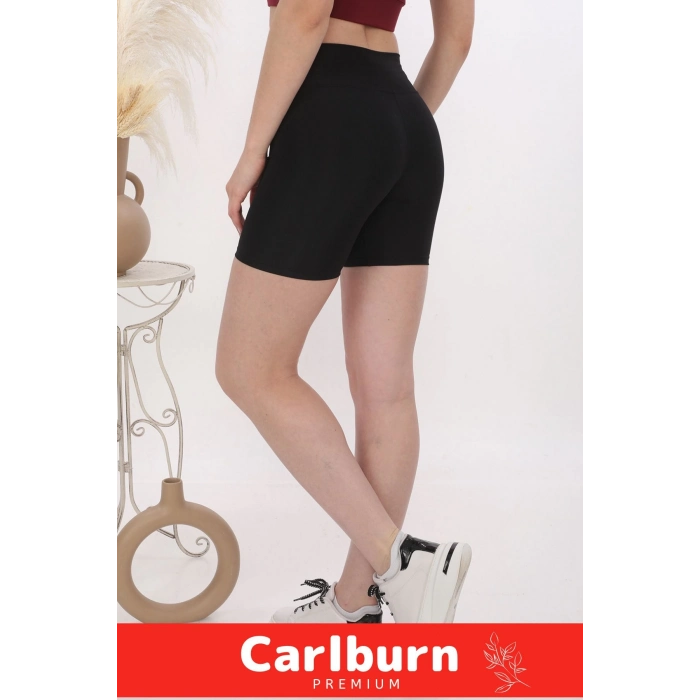 Özel Üretim İç Göstermeyen Toparlayıcı Sıkılaştırıcı Şekillendirici Kadın Spor Şık Micro Biker Tayt