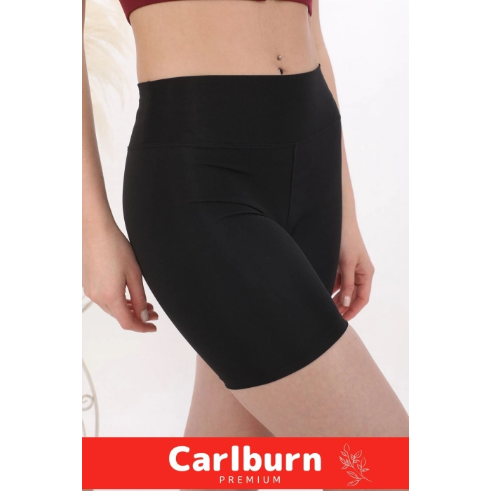 Özel Üretim İç Göstermeyen Toparlayıcı Sıkılaştırıcı Şekillendirici Kadın Spor Şık Micro Biker Tayt