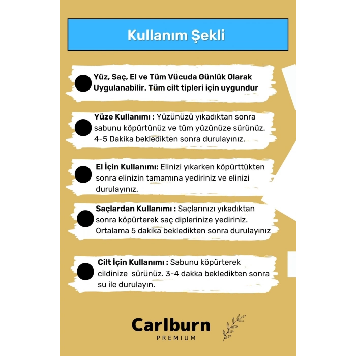 Özel %100 Doğal Güzel Kokulu El Yüz Saç Vücut Cilt Orijinal Bitkisel Safran Sabunu 120G - 10 Adet