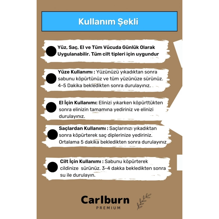 %100 Doğal Güzel Kokulu El Yüz Saç Vücut Cilt Orijinal Bitkisel Mardin Bıttım Sabunu 120G - 3 Adet