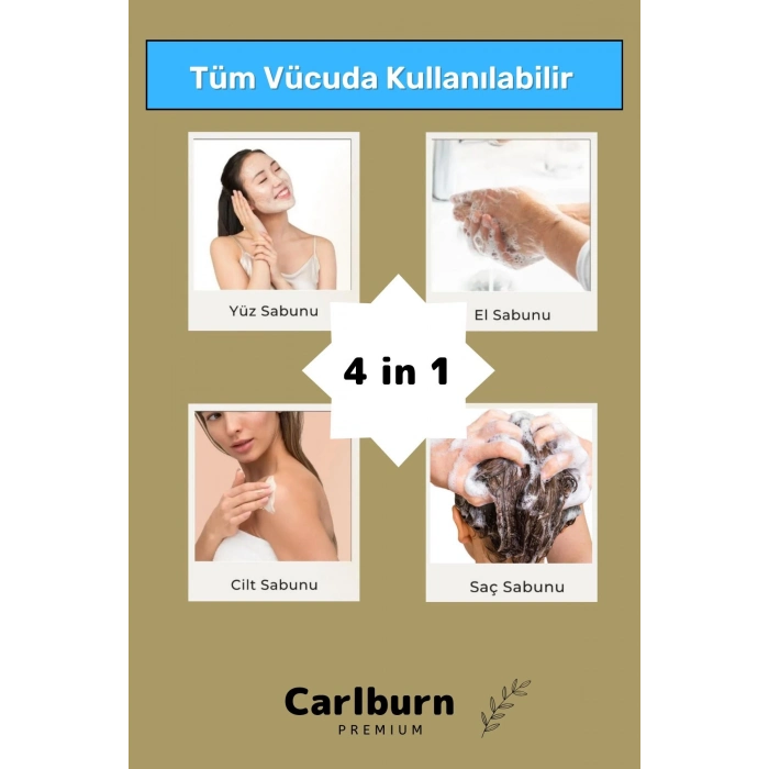 %100 Doğal Güzel Kokulu El Yüz Saç Vücut Cilt Orijinal Bitkisel Siirt Bıttım Sabunu 120G - 5 Adet