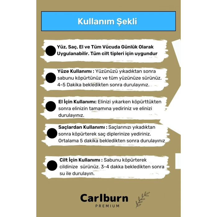 Lüks %100 Doğal Güzel Kokulu El Yüz Saç Vücut Cilt Orijinal Bitkisel Sarımsaklı Sabun 120G - 1 Adet