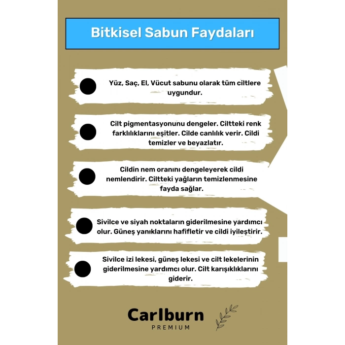 Lüks %100 Doğal Güzel Kokulu El Yüz Saç Vücut Cilt Orijinal Bitkisel Sarımsaklı Sabun 120G - 10 Adet