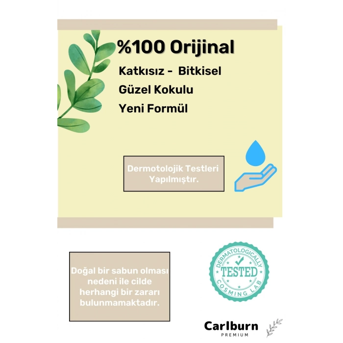 %100 Doğal Güzel Kokulu El Yüz Saç Vücut Cilt Orijinal Bitkisel Pirinç Özlü Sabunu 120G - 1 Adet