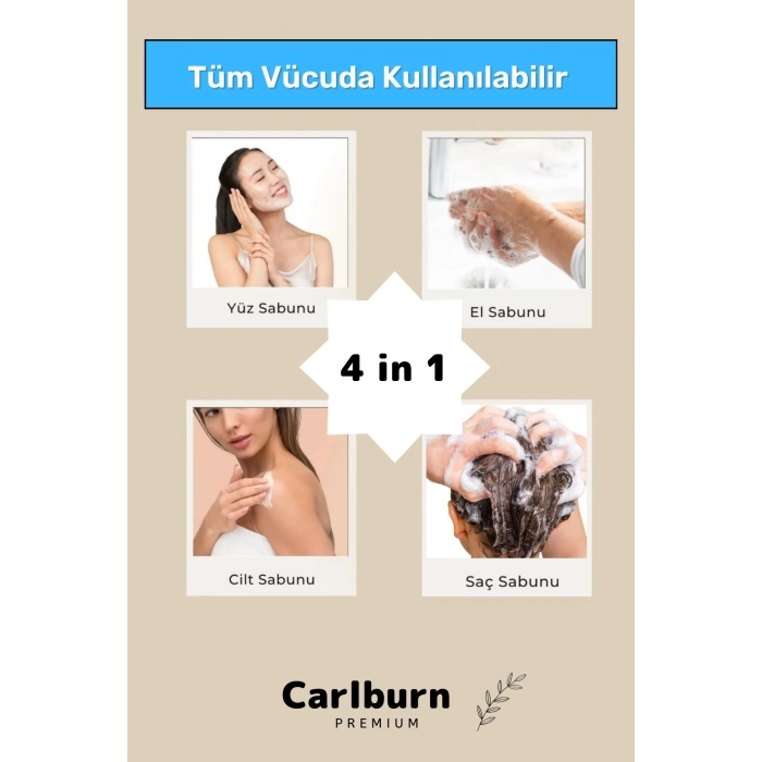 %100 Doğal Güzel Kokulu El Yüz Saç Vücut Cilt Orijinal Bitkisel Pirinç Özlü Sabunu 120G - 5 Adet