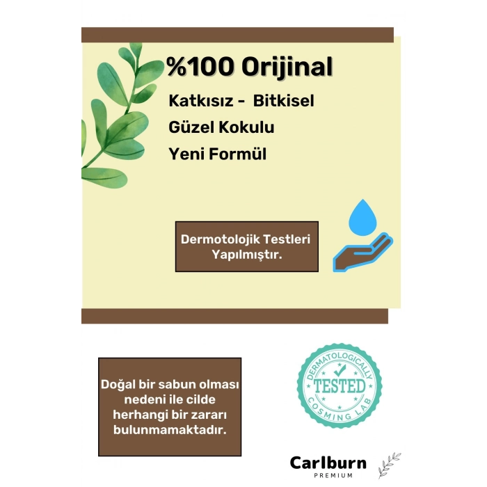 Lüks %100 Doğal Güzel Kokulu El Yüz Saç Vücut Cilt Orijinal Bitkisel Eşek Sütü Sabunu 120G - 1 Adet