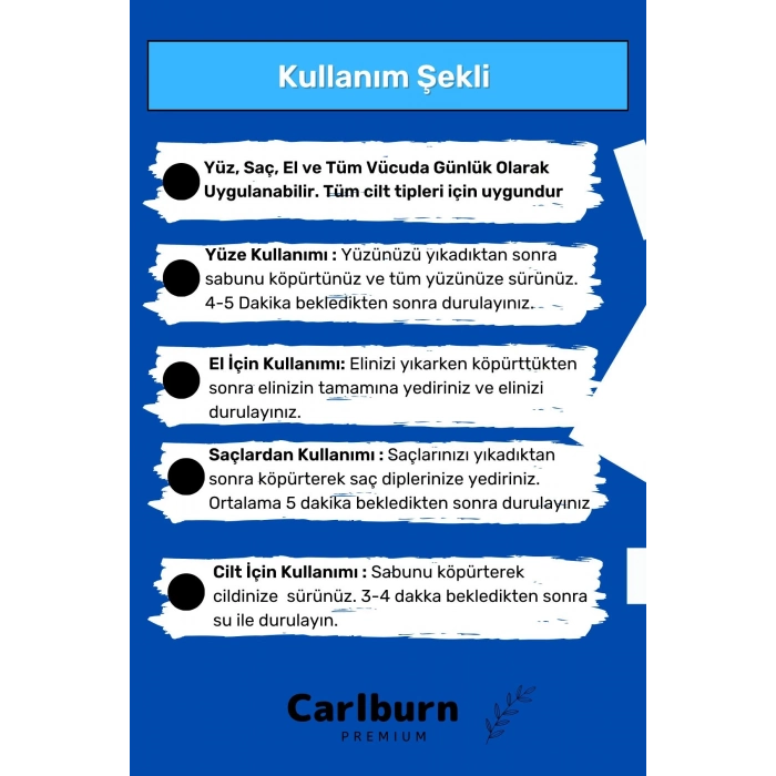 Lüks %100 Doğal Güzel Kokulu El Yüz Saç Vücut Cilt Orijinal Bitkisel Kekik Sabunu 120G - 10 Adet
