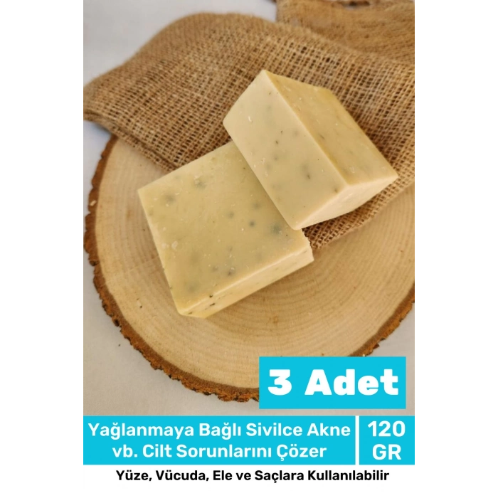 Lüks %100 Doğal Güzel Kokulu El Yüz Saç Vücut Cilt Orijinal Bitkisel Sidr Sabunu 120G - 3 Adet