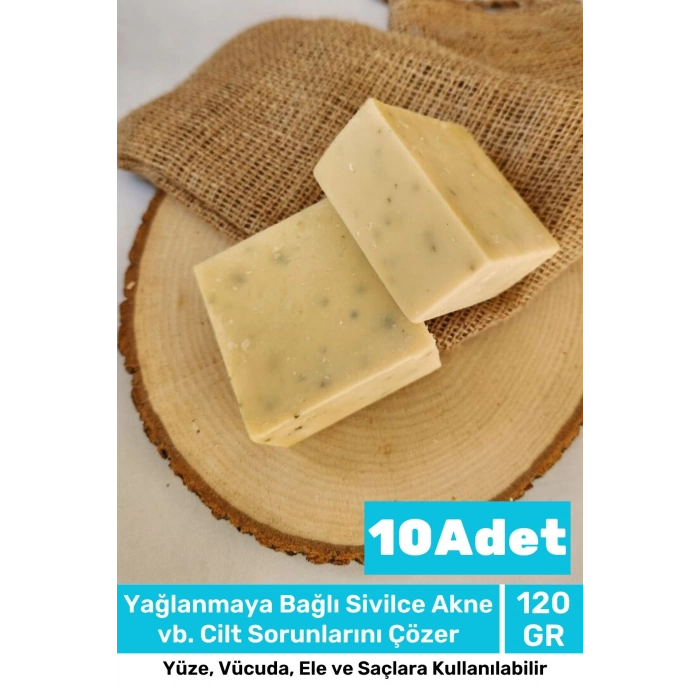 Lüks %100 Doğal Güzel Kokulu El Yüz Saç Vücut Cilt Orijinal Bitkisel Sidr Sabunu 120G - 10 Adet