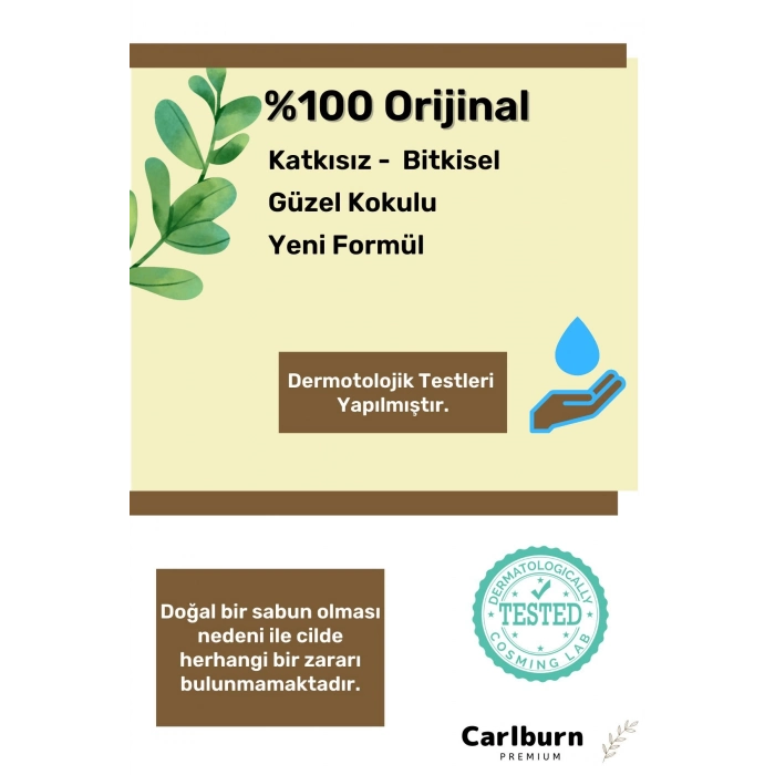 %100 Doğal Güzel Kokulu El Yüz Saç Vücut Cilt Orijinal Bitkisel Saf Çörek Otu Sabunu 120G - 1 Adet