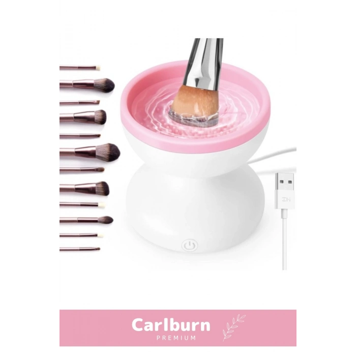 Özel Üretim Usb Şarjlı Hızlı Nazik Temizleyen Zarar Vermez Elektrikli Makyaj Fırçası Temizleyici