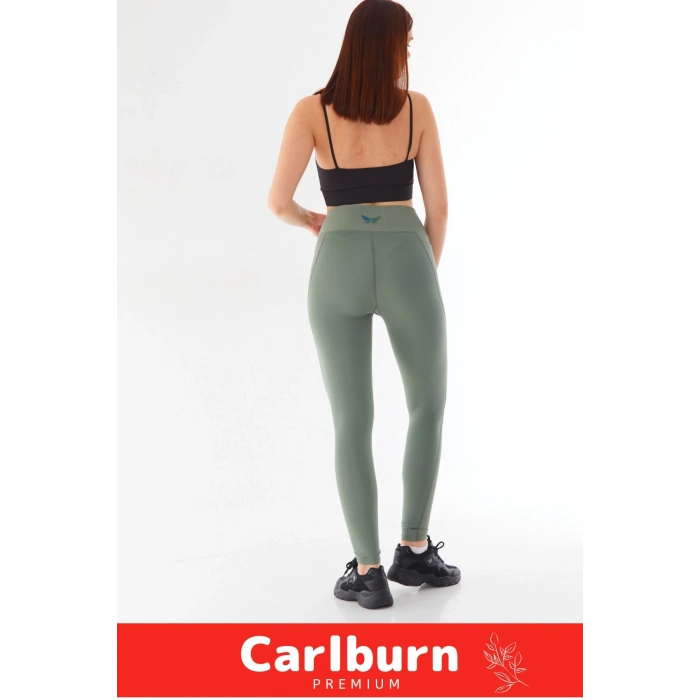 Yeni Sezon İç Göstermez Yüksek Bel Cepli Yoga Sıkı Dokuma Teknolojisi Fitness Gym Training Tayt