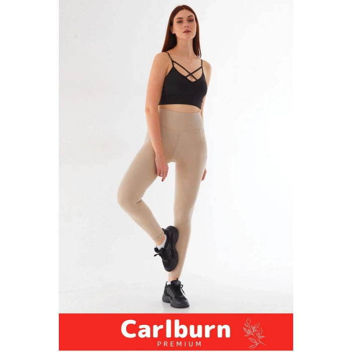 Yeni Sezon İç Göstermez Yüksek Bel Cepli Yoga Sıkı Dokuma Teknolojisi Fitness Gym Training Tayt