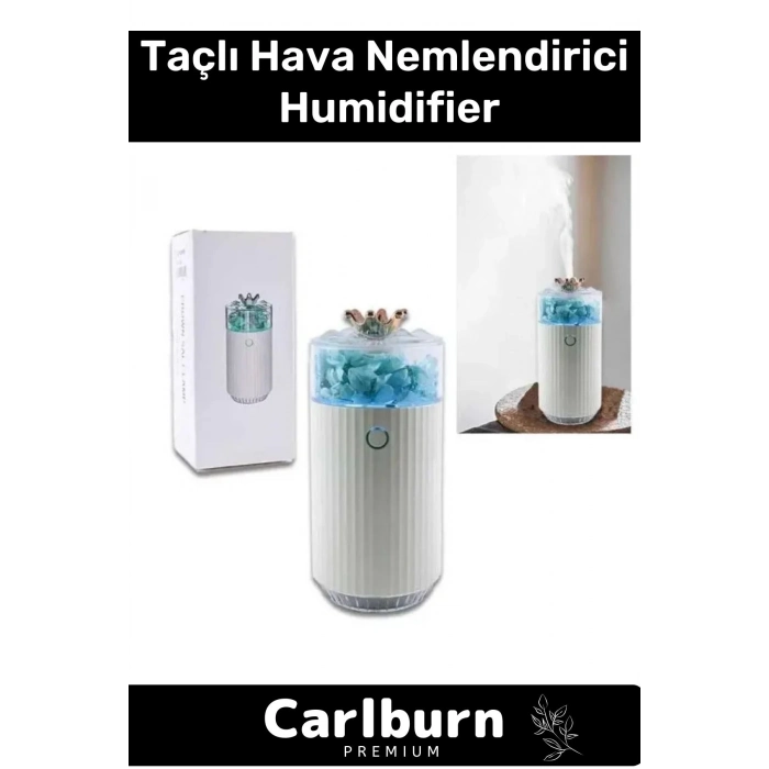 Özel Üretim Sessiz Su Hazneli Koku Eklenebilir Pratik Taşınabilir Taçlı Hava Nemlendirici