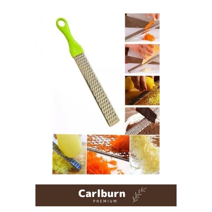 Özel Üretim Kaliteli Dayanıklı Paslanmaz Çelik Keskin Uzun İnce Limon Peynir Sarımsak Rendesi 27cm