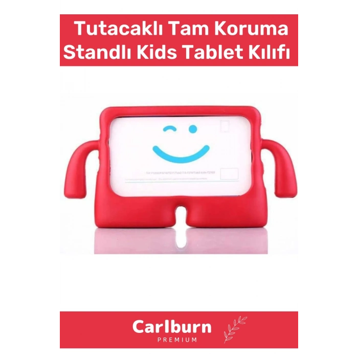 Özel Üretim Apple Samsung Uyumlu 11 Inç Yumuşak Dokulu Tutacaklı Tam Koruma Standlı Kids