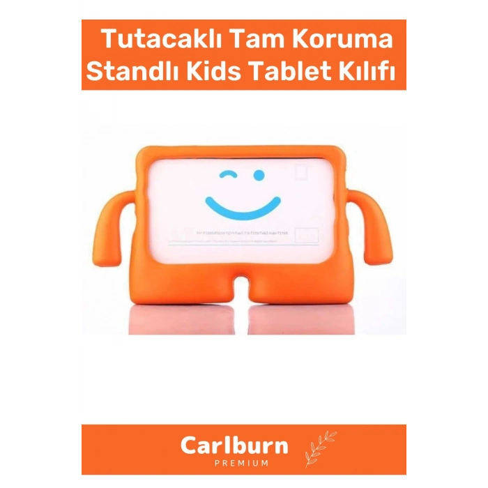 Özel Üretim Apple Samsung Uyumlu 11 Inç Yumuşak Dokulu Tutacaklı Tam Koruma Standlı Kids
