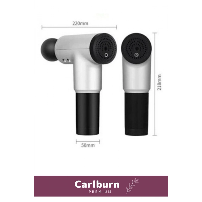 4 Başlıklı Boyun Bel Sırt Bacak Ayak Fısıltı Sesli Hafif Kas Rahatlatıcı Şarjlı Masaj Tabancası